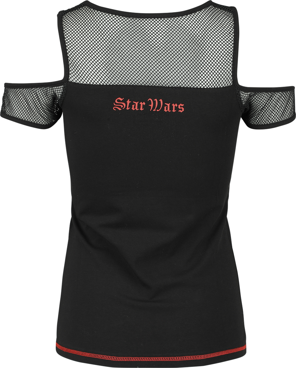T-Shirt Manches courtes Disney de Star Wars - Dark Side - S à XL - pour Femme - noir - Star Wars - View 2
