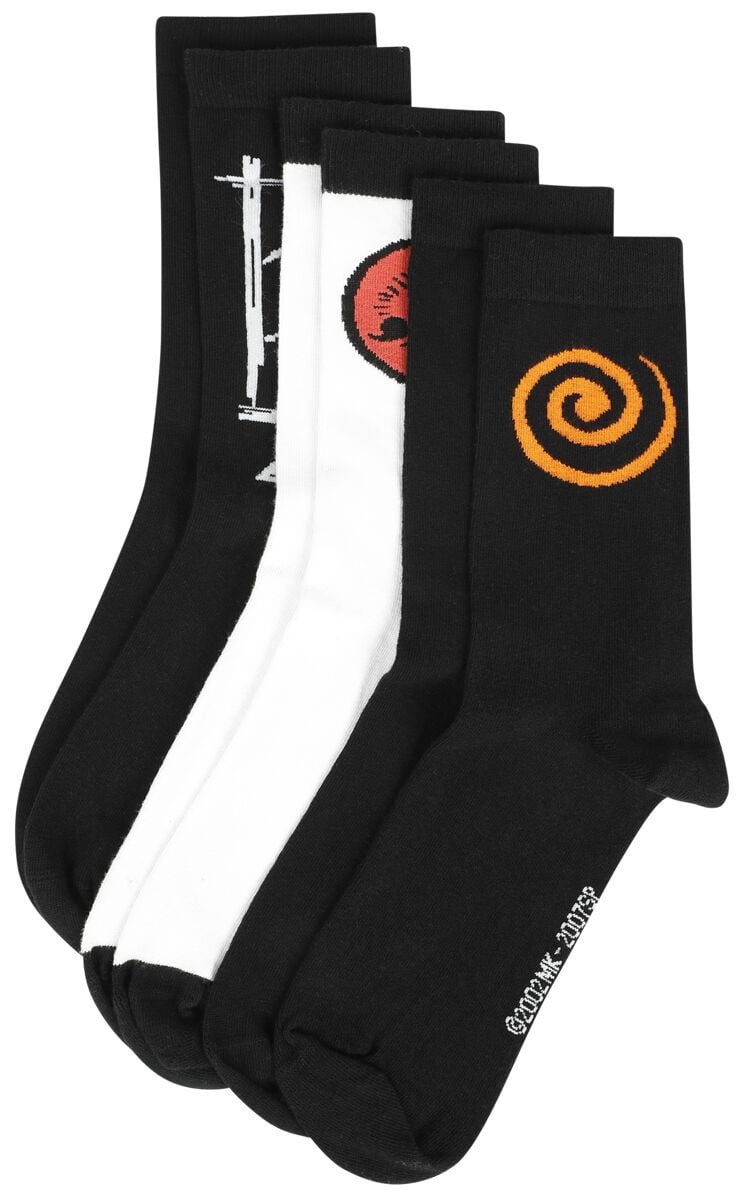 Chaussettes  de Naruto - Shippuden - EU39-42 à EU 43-46 - pour Unisexe - multicolore - Naruto