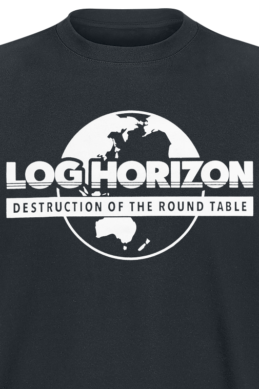 T-Shirt Manches courtes  de Log Horizon - Destruction Of The Round Table - S à M - pour Homme - noir - Log Horizon - View 2