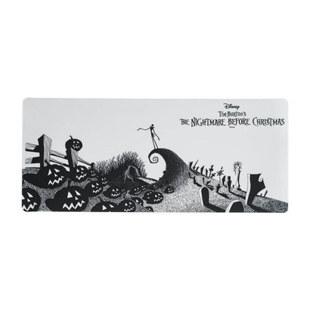 Sous-main Disney de L'Étrange Noël De Monsieur Jack - Tapis Souris XL - pour Unisexe - noir/blanc - L'Étrange Noël De Monsieur Jack