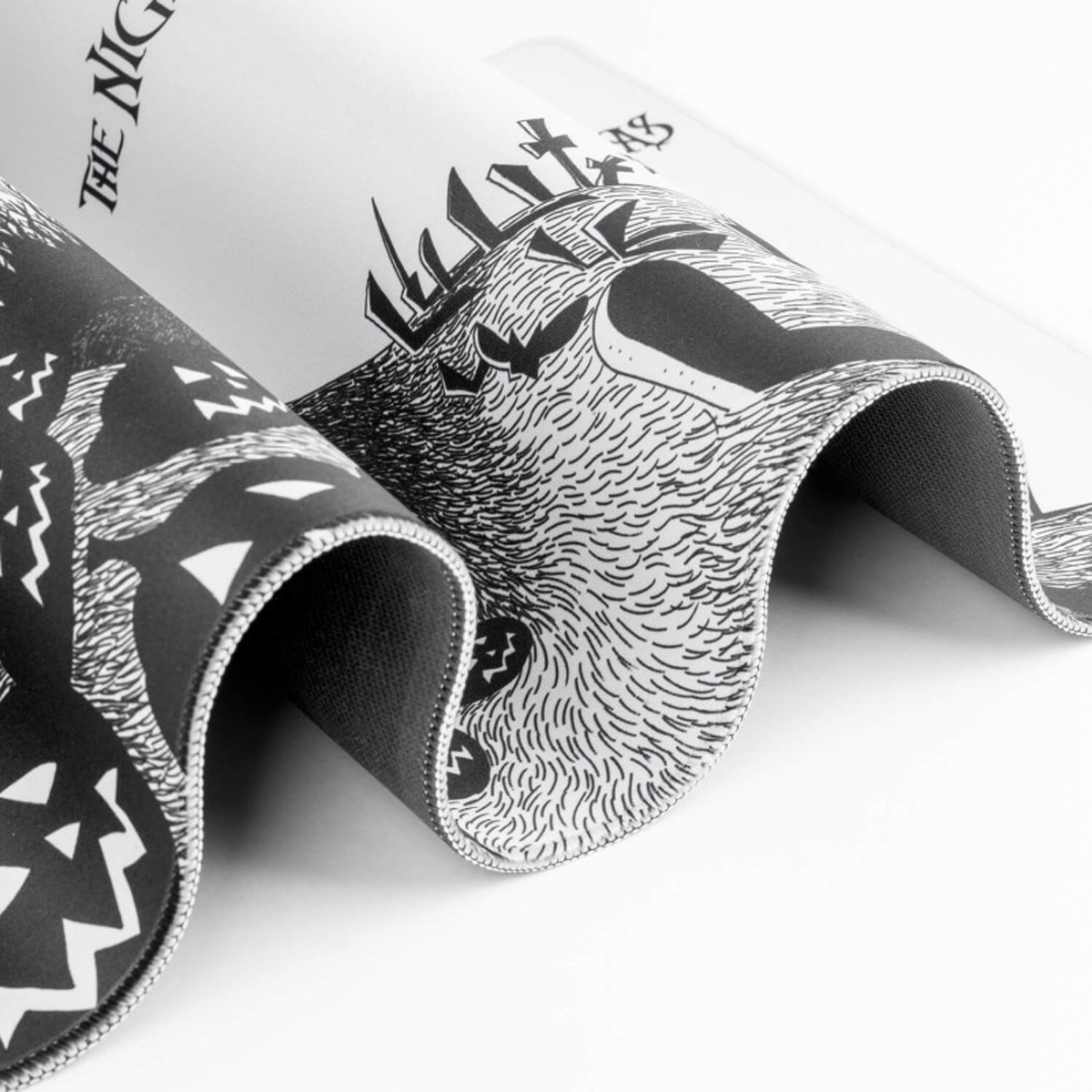 Sous-main Disney de L'Étrange Noël De Monsieur Jack - Tapis Souris XL - pour Unisexe - noir/blanc - L'Étrange Noël De Monsieur Jack - View 2
