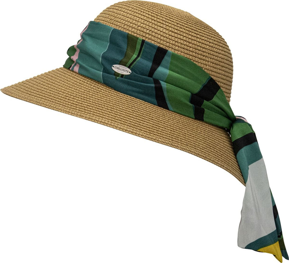 Chapeau Rockabilly de Chillouts - Treviso Hat - pour Femme - marron/vert - Chillouts