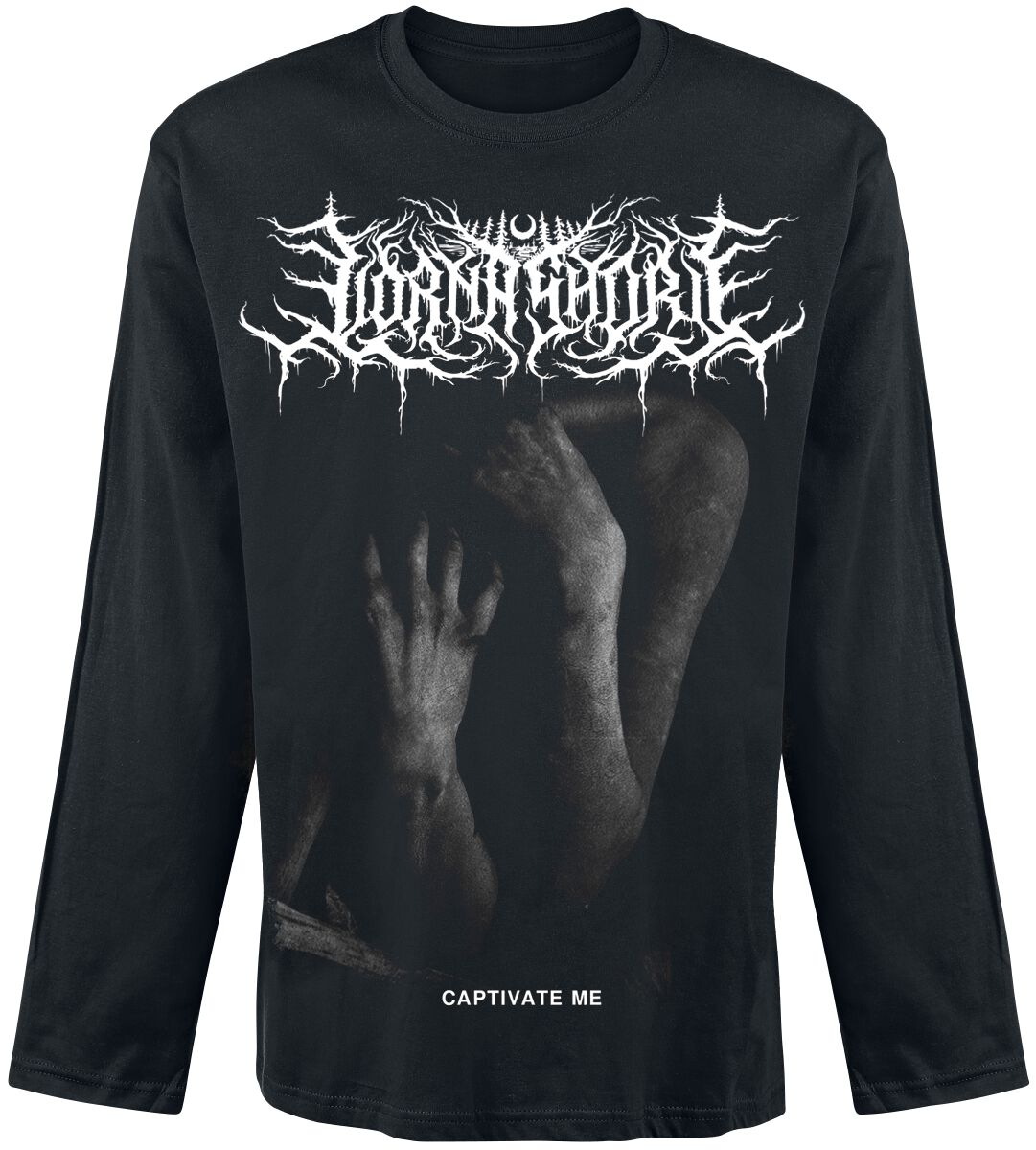 T-shirt manches longues  de Lorna Shore - Dancing Like Flames - S à XXL - pour Homme - noir - Lorna Shore