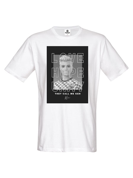 T-Shirt Manches courtes  de Barbie - Love Hope Unity - S à XXL - pour Homme - blanc - Barbie