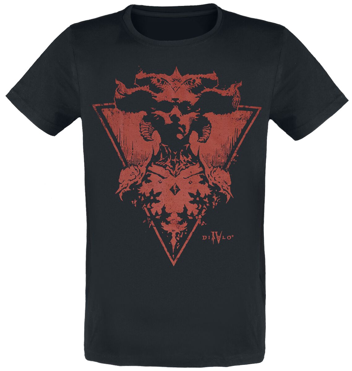 T-Shirt Manches courtes Gaming de Diablo - Diablo 4 - Lilith - Red Queen - S à L - pour Homme - noir - Diablo