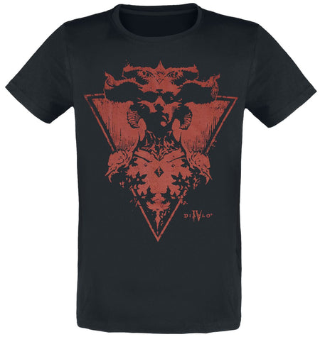 T-Shirt Manches courtes Gaming de Diablo - Diablo 4 - Lilith - Red Queen - S à L - pour Homme - noir - Diablo
