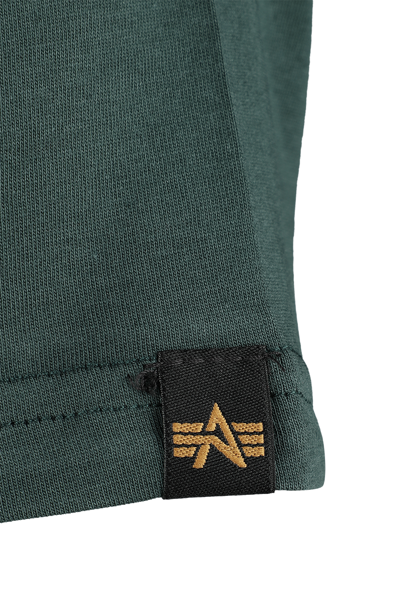 T-Shirt Manches courtes  de Alpha Industries - Basic - T-Shirt - S à XXL - pour Homme - vert - alpha industries - View 2