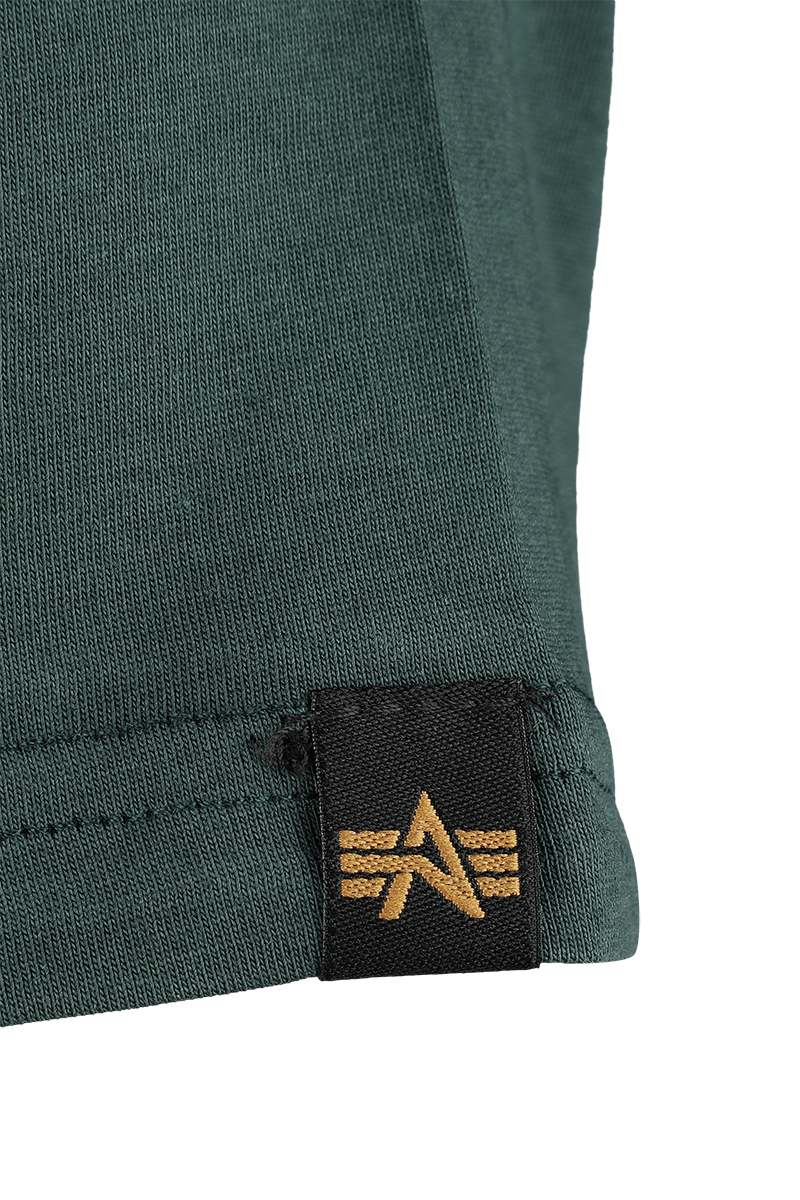 T-Shirt Manches courtes  de Alpha Industries - Basic - T-Shirt - S à XXL - pour Homme - vert - alpha industries - View 2