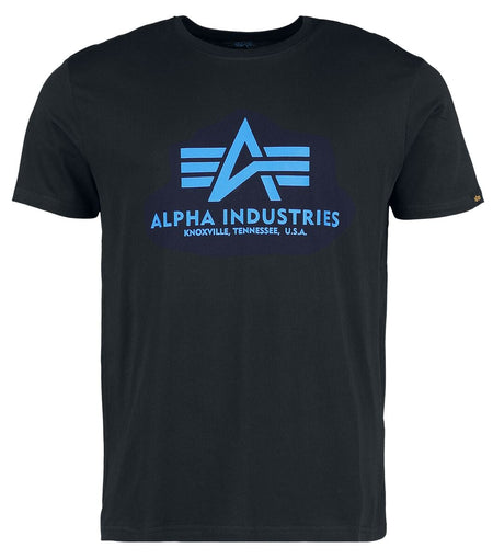 T-Shirt Manches courtes  de Alpha Industries - Basic - T-Shirt - S à XXL - pour Homme - noir - alpha industries