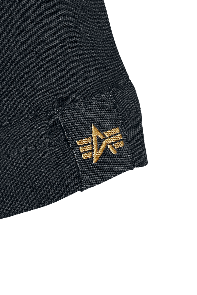 T-Shirt Manches courtes  de Alpha Industries - Basic - T-Shirt - S à XXL - pour Homme - noir - alpha industries - View 2