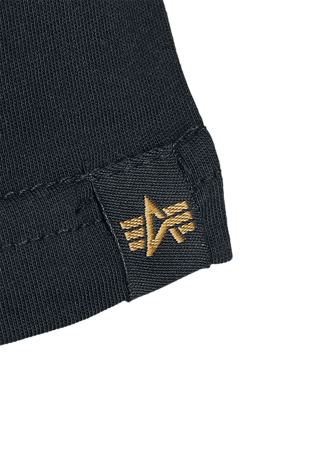 T-Shirt Manches courtes  de Alpha Industries - Basic - T-Shirt - S à XXL - pour Homme - noir - alpha industries - View 2