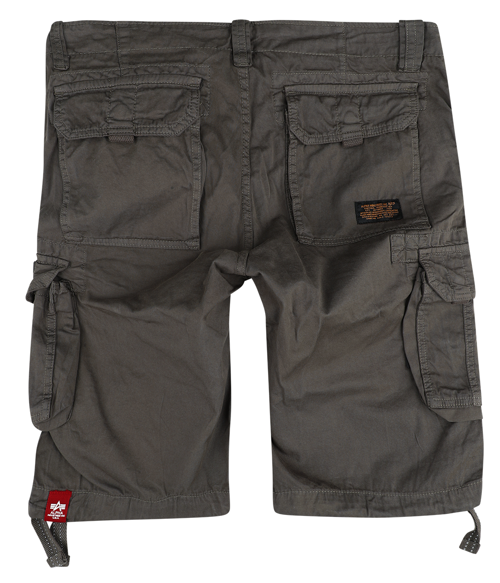 Short  de Alpha Industries - Short Jet - 30 à 38 - pour Homme - gris - alpha industries - View 2