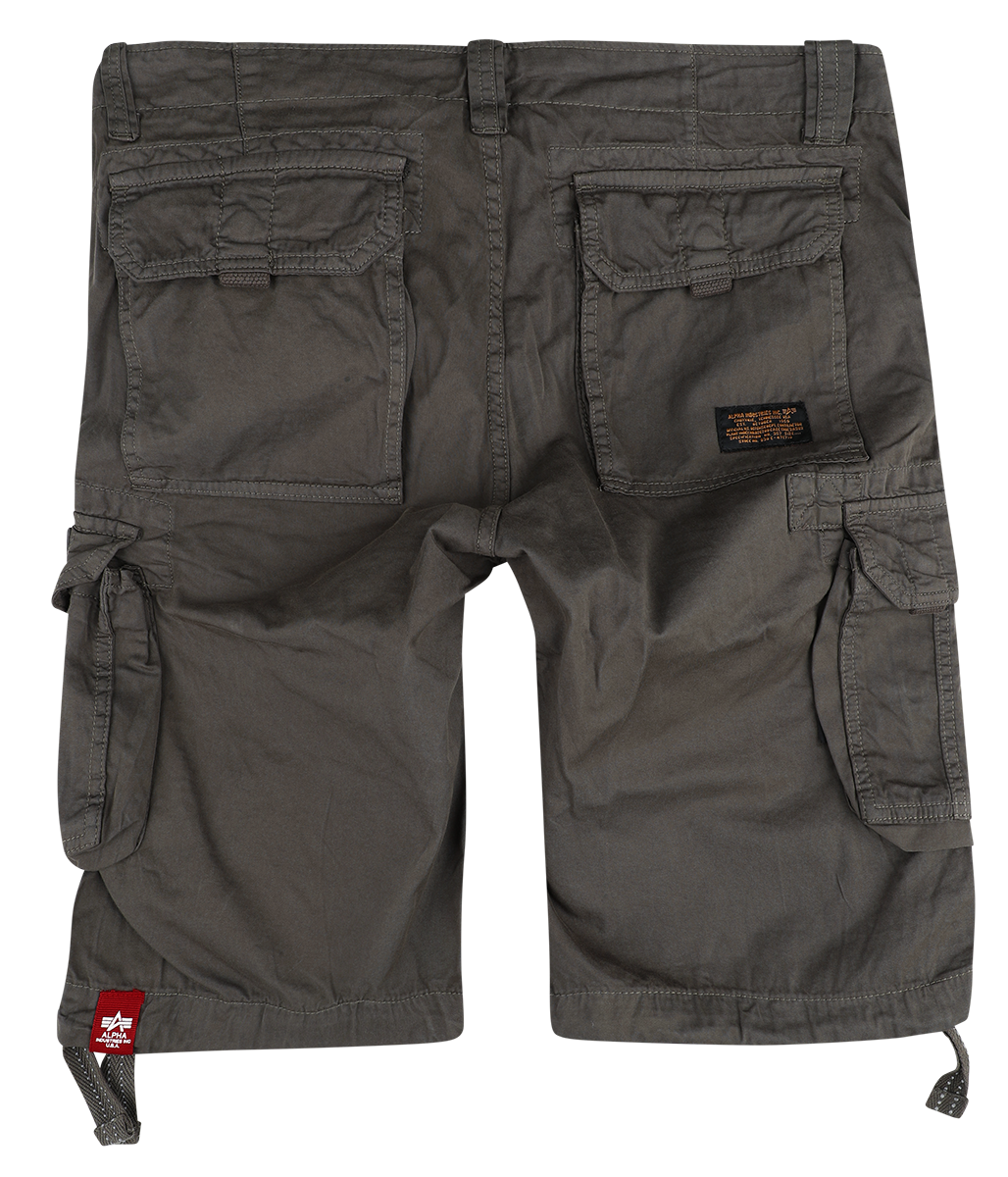 Short  de Alpha Industries - Short Jet - 30 à 38 - pour Homme - gris - alpha industries - View 2