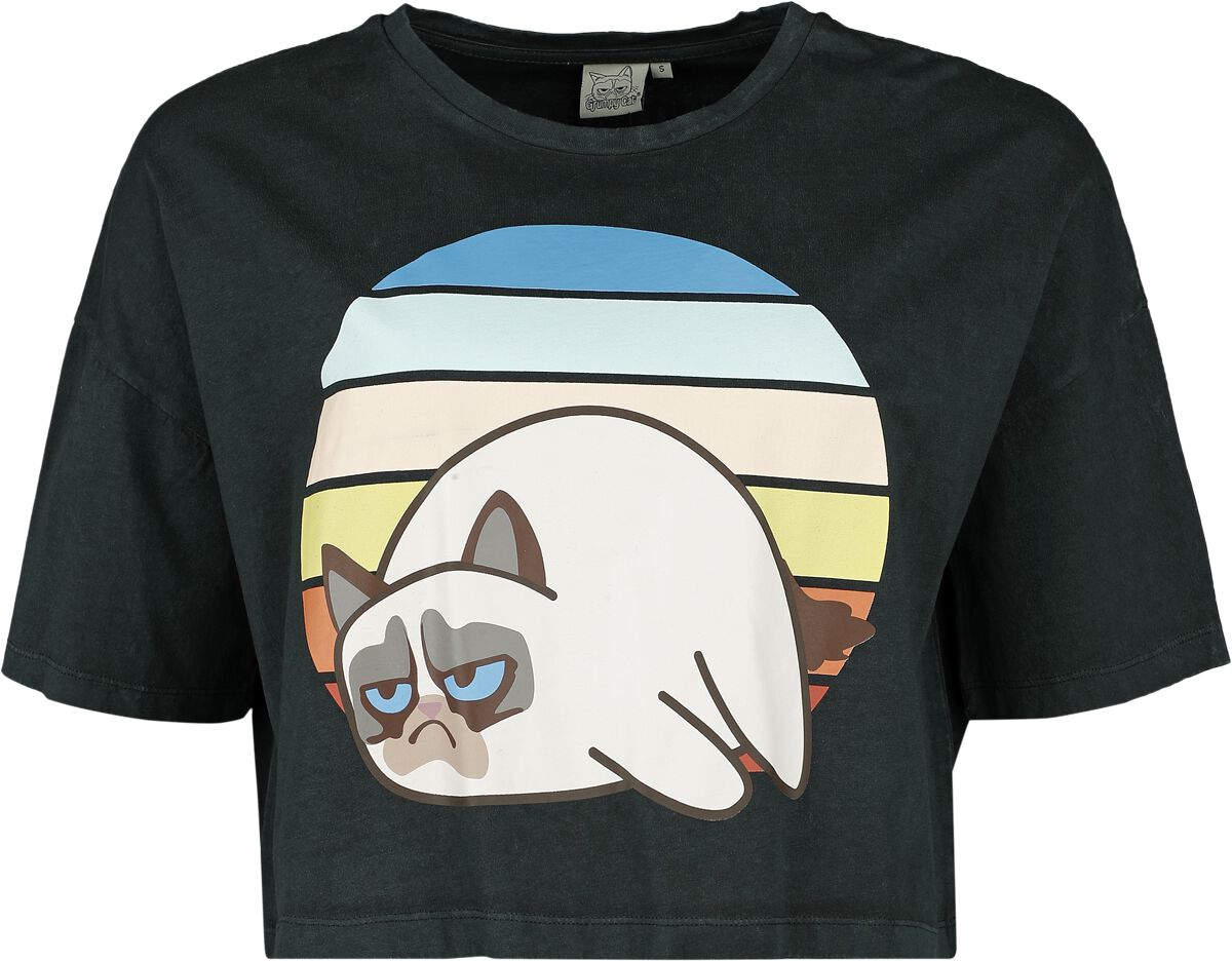 Top  de Grumpy Cat - Grumpy Sunset - L à XXL - pour Femme - multicolore - Grumpy Cat
