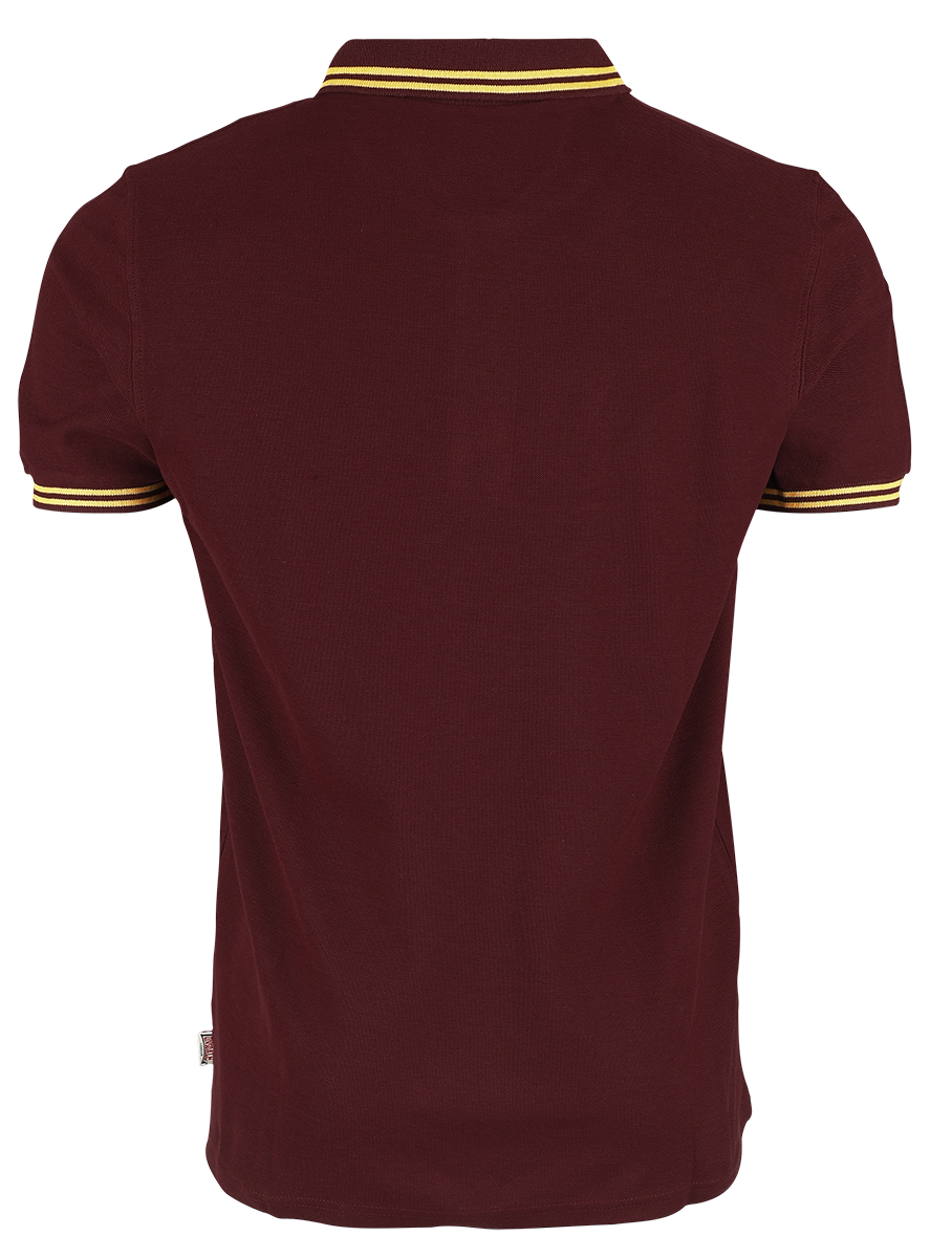Polo  de Lonsdale London - HELLISTER - S à M - pour Homme - bordeaux - Lonsdale London - View 2