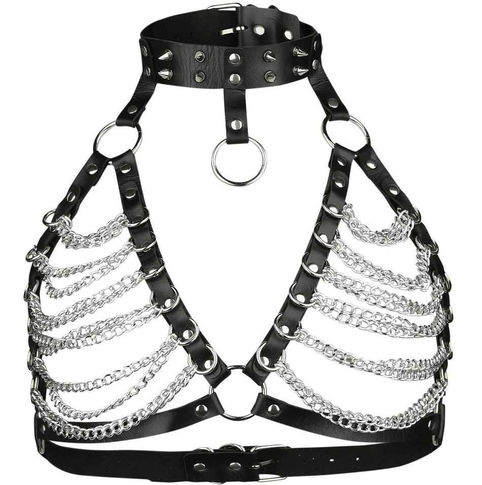 Harnais Gothic de Poizen Industries - Harnais Tallulah - pour Femme - noir - Poizen Industries