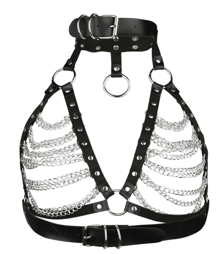 Harnais Gothic de Poizen Industries - Harnais Tallulah - pour Femme - noir - Poizen Industries - View 2