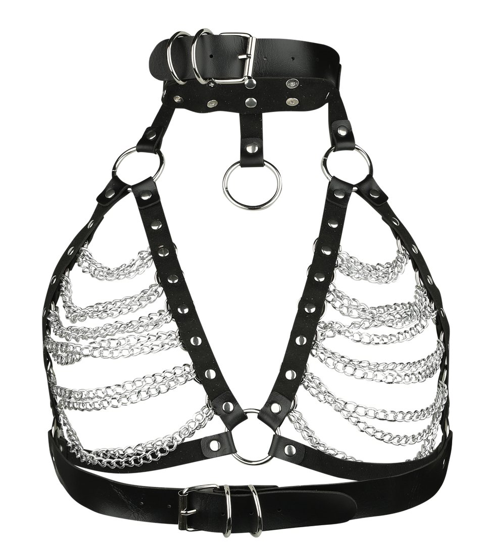 Harnais Gothic de Poizen Industries - Harnais Tallulah - pour Femme - noir - Poizen Industries - View 2