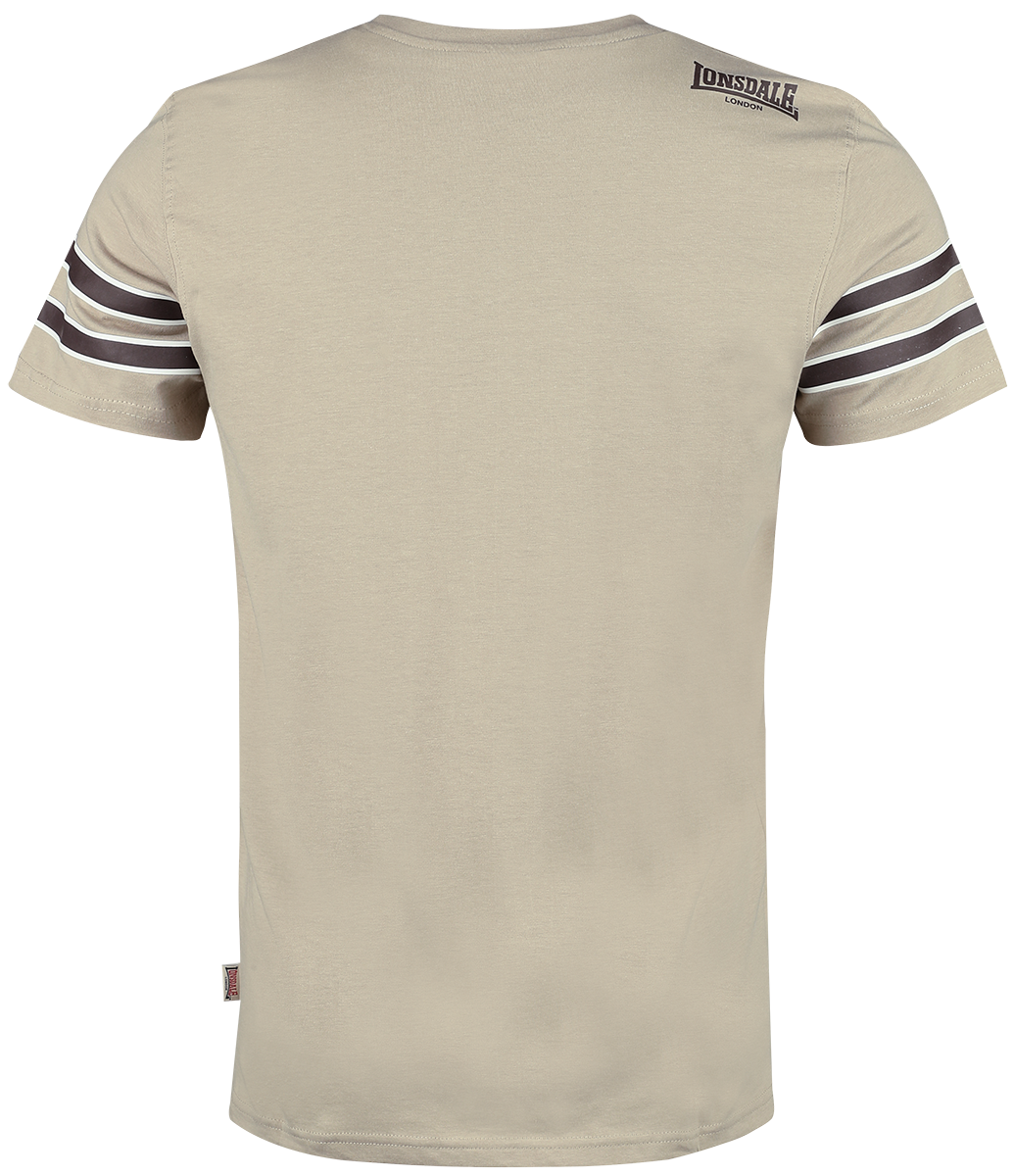 T-Shirt Manches courtes  de Lonsdale London - BROUSTER - M - pour Homme - sable - Lonsdale London - View 2