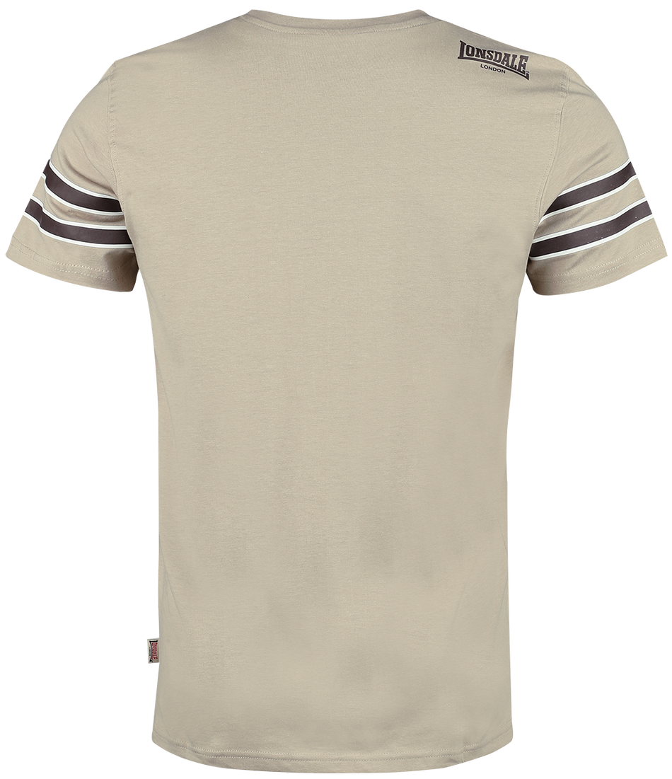 T-Shirt Manches courtes  de Lonsdale London - BROUSTER - M - pour Homme - sable - Lonsdale London - View 2