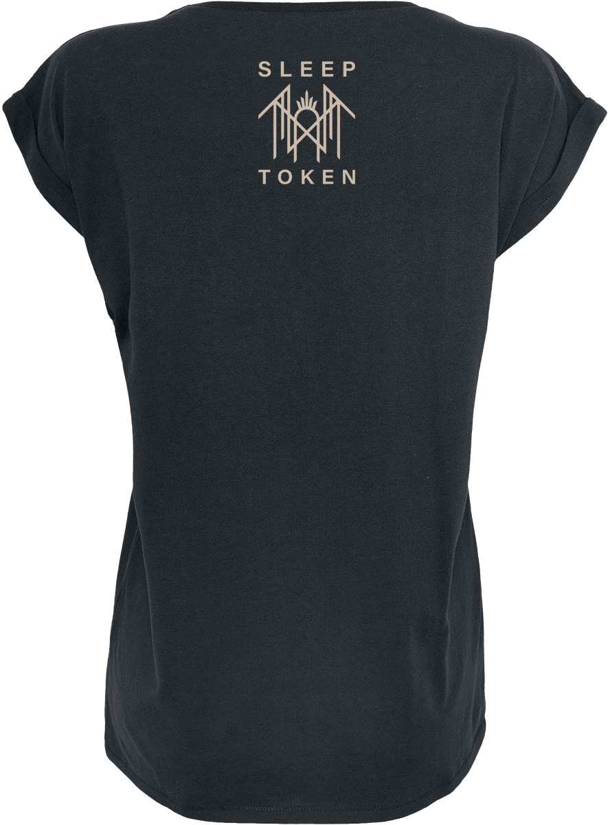 T-Shirt Manches courtes  de Sleep Token - Back To Eden - S à XXL - pour Femme - noir - Sleep Token - View 2