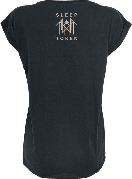 T-Shirt Manches courtes  de Sleep Token - Back To Eden - S à XXL - pour Femme - noir - Sleep Token - View 2