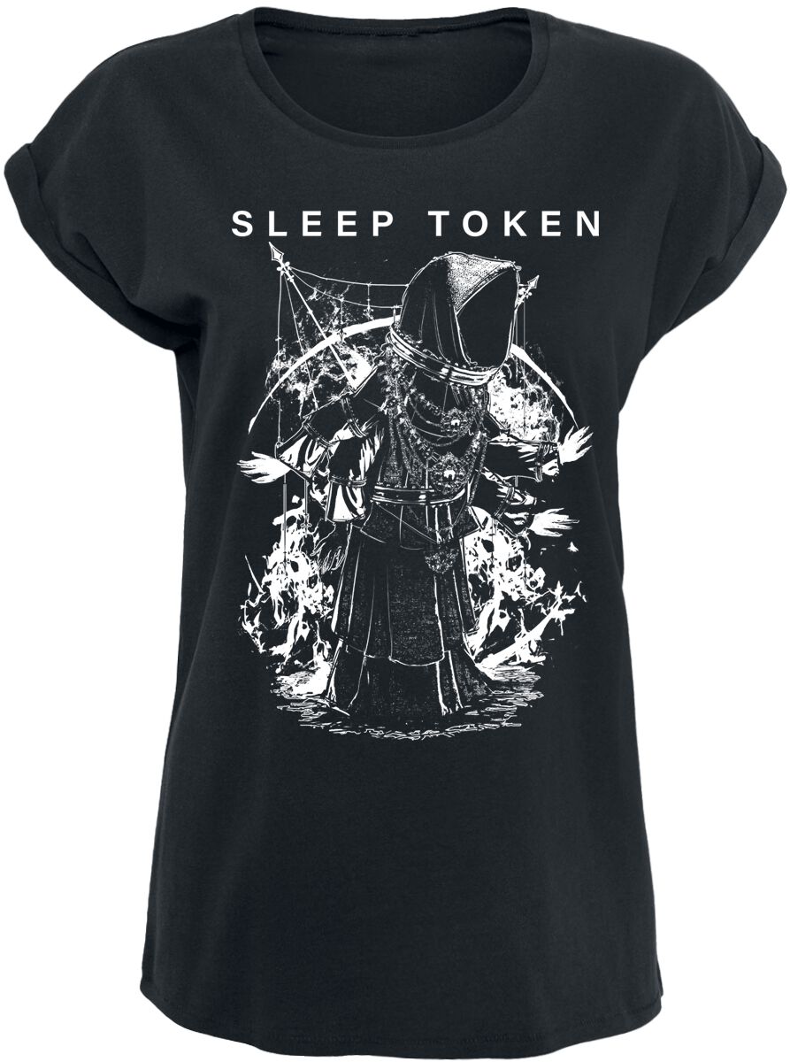 T-Shirt Manches courtes  de Sleep Token - Aqua Regia - S à XXL - pour Femme - noir - Sleep Token