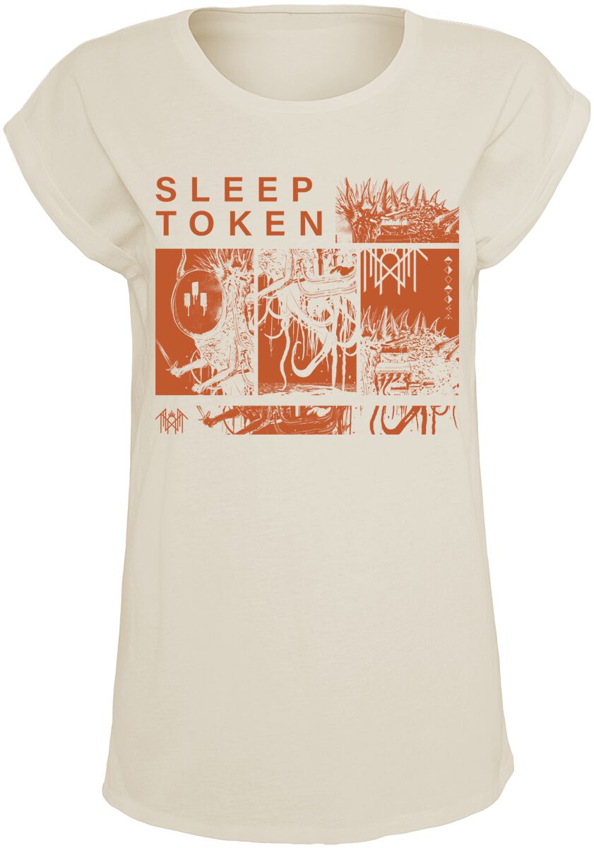 T-Shirt Manches courtes  de Sleep Token - DYWTYLM - S à XXL - pour Femme - sable - Sleep Token