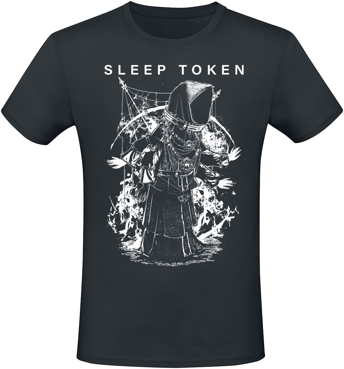 T-Shirt Manches courtes  de Sleep Token - Aqua Regia - S à XXL - pour Homme - noir - Sleep Token