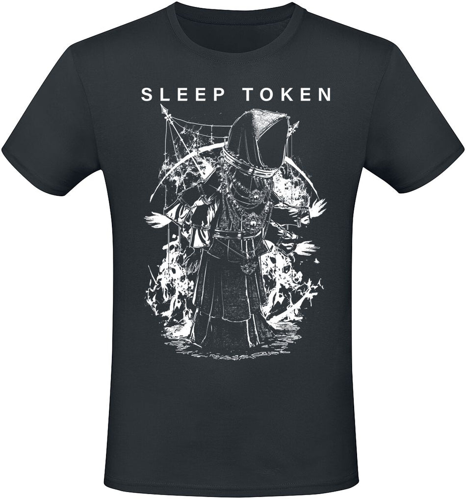 T-Shirt Manches courtes  de Sleep Token - Aqua Regia - S à XXL - pour Homme - noir - Sleep Token