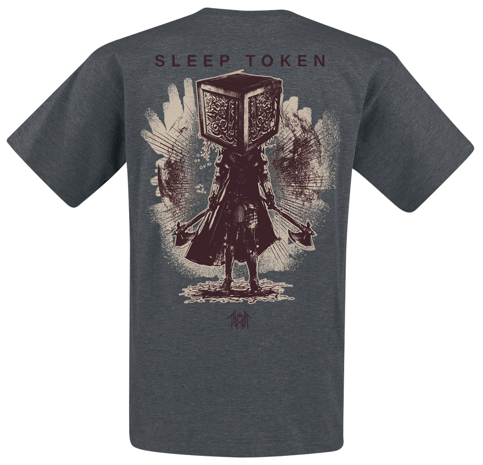 T-Shirt Manches courtes  de Sleep Token - Granite - S à XXL - pour Homme - gris foncé - Sleep Token - View 2