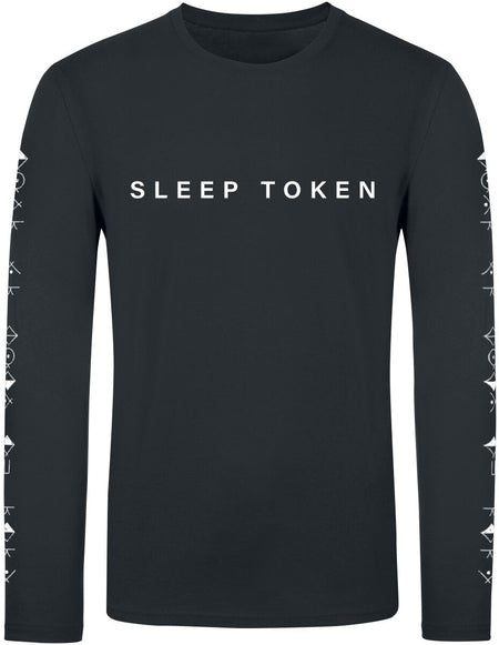 T-shirt manches longues  de Sleep Token - Back To Eden - S à XXL - pour Homme - noir - Sleep Token