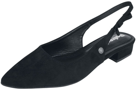 Ballerines Rockabilly de Refresh - Ballerines Compensées - EU37 à EU40 - pour Femme - noir - Refresh