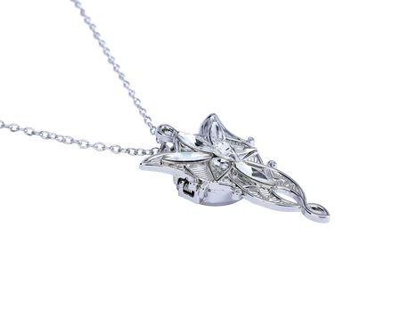 Montre pendentif  de Le Seigneur Des Anneaux - Le Seigneur des Anneaux - Collier Arwen's Evenstar - pour Femme - couleur argent - Le Seigneur Des Anneaux - View 2