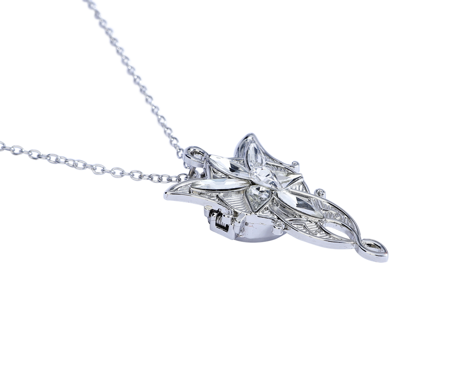 Montre pendentif  de Le Seigneur Des Anneaux - Le Seigneur des Anneaux - Collier Arwen's Evenstar - pour Femme - couleur argent - Le Seigneur Des Anneaux - View 2