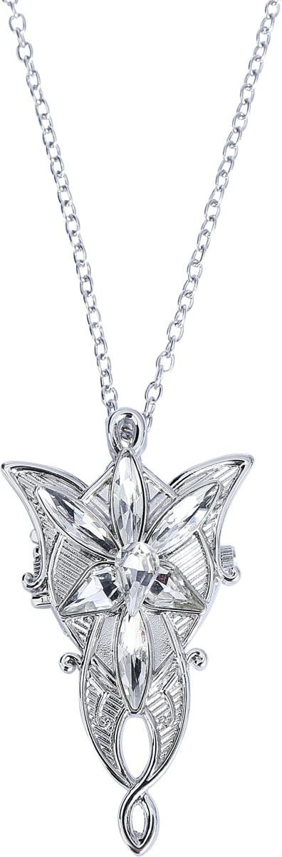 Montre pendentif  de Le Seigneur Des Anneaux - Le Seigneur des Anneaux - Collier Arwen's Evenstar - pour Femme - couleur argent - Le Seigneur Des Anneaux