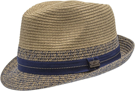 Chapeau  de Chillouts - Cebu Hat - pour Unisexe - beige/bleu foncé - Chillouts