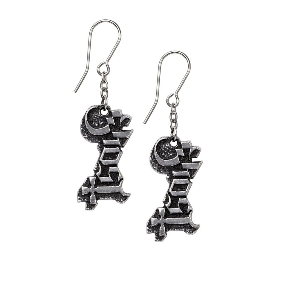 Boucles d'oreilles  de Ghost - Logo - pour Unisexe - noir - Ghost