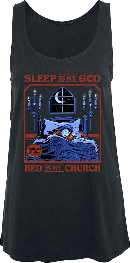 Top Fun de Steven Rhodes - Sleep is my God - Bed is my Church - S à 5XL - pour Femme - noir - Steven Rhodes
