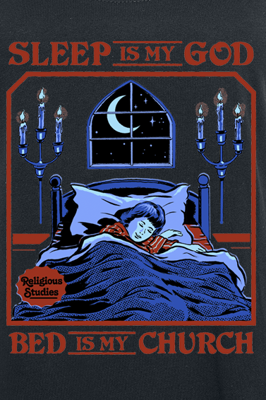 Top Fun de Steven Rhodes - Sleep is my God - Bed is my Church - S à 5XL - pour Femme - noir - Steven Rhodes - View 2