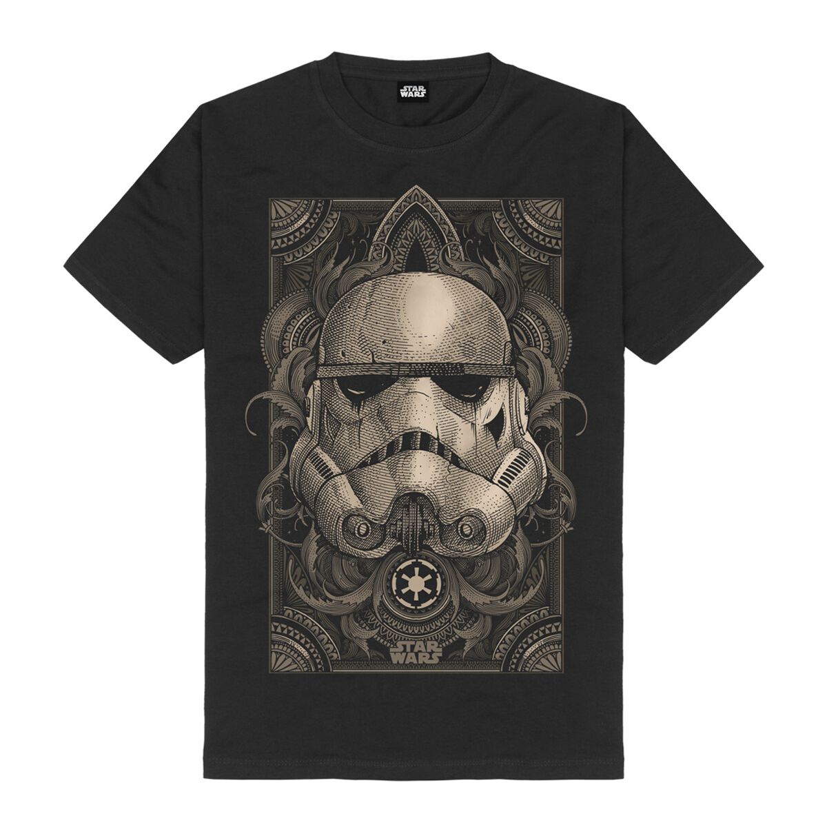 T-Shirt Manches courtes Disney de Star Wars - Stormtrooper - Décorations - S à 5XL - pour Homme - noir - Star Wars
