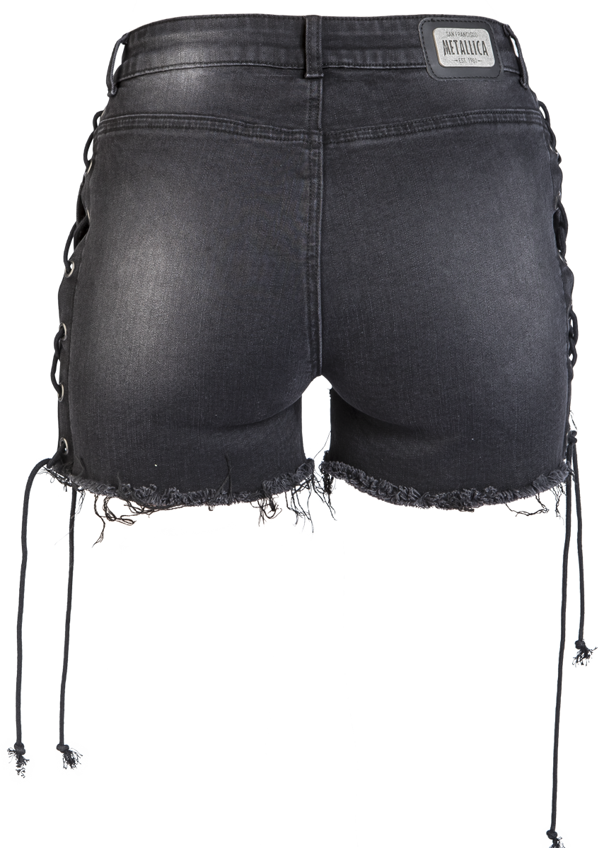 Short Sexy  de Metallica - EMP Signature Collection - 27 à 29 - pour Femme - gris foncé - metallica - View 2