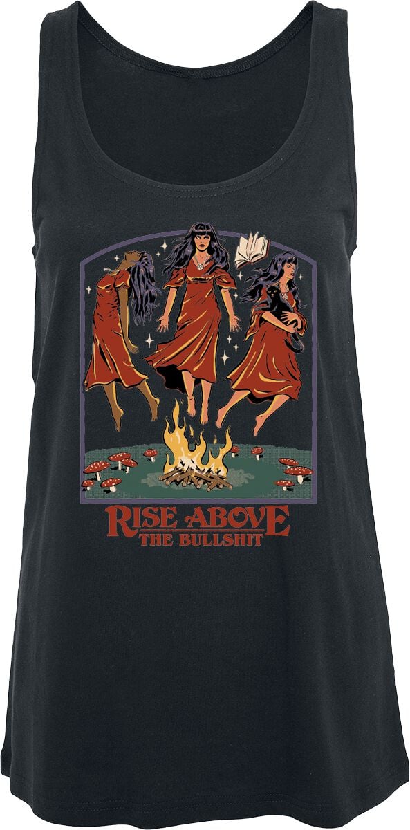Top Fun de Steven Rhodes - Rise Above the Bullshit - L à XXL - pour Femme - noir - Steven Rhodes