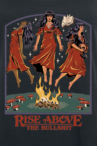 Top Fun de Steven Rhodes - Rise Above the Bullshit - L à XXL - pour Femme - noir - Steven Rhodes - View 2
