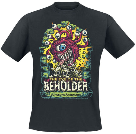 T-Shirt Manches courtes Gaming de Donjons & Dragons - Beholder - S à XXL - pour Homme - noir - Donjons & Dragons