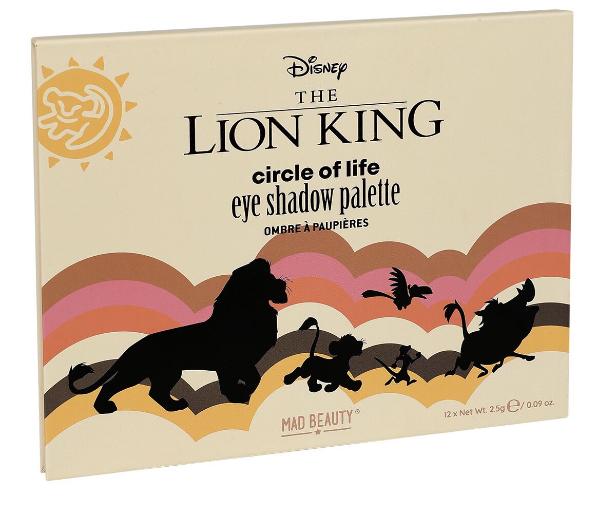 Fard à paupières Disney de Le Roi Lion - Mad Beauty - Palette de Fards à Paupière - pour Femme - Standard - Le Roi Lion