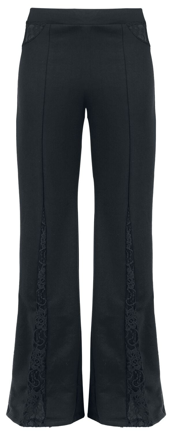 Pantalon en toile Rockabilly de Alchemy England - Heartly Cherries - S à XXL - pour Femme - noir - Alchemy England
