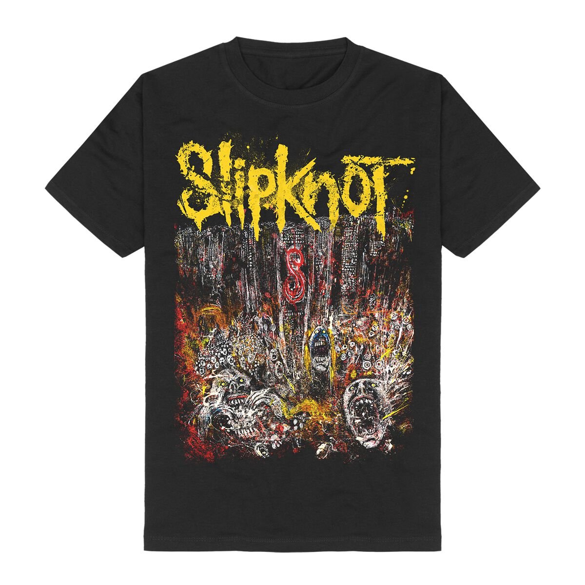 T-Shirt Manches courtes  de Slipknot - MSG Painting - S à 5XL - pour Homme - noir - Slipknot