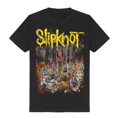 T-Shirt Manches courtes  de Slipknot - MSG Painting - S à 5XL - pour Homme - noir - Slipknot