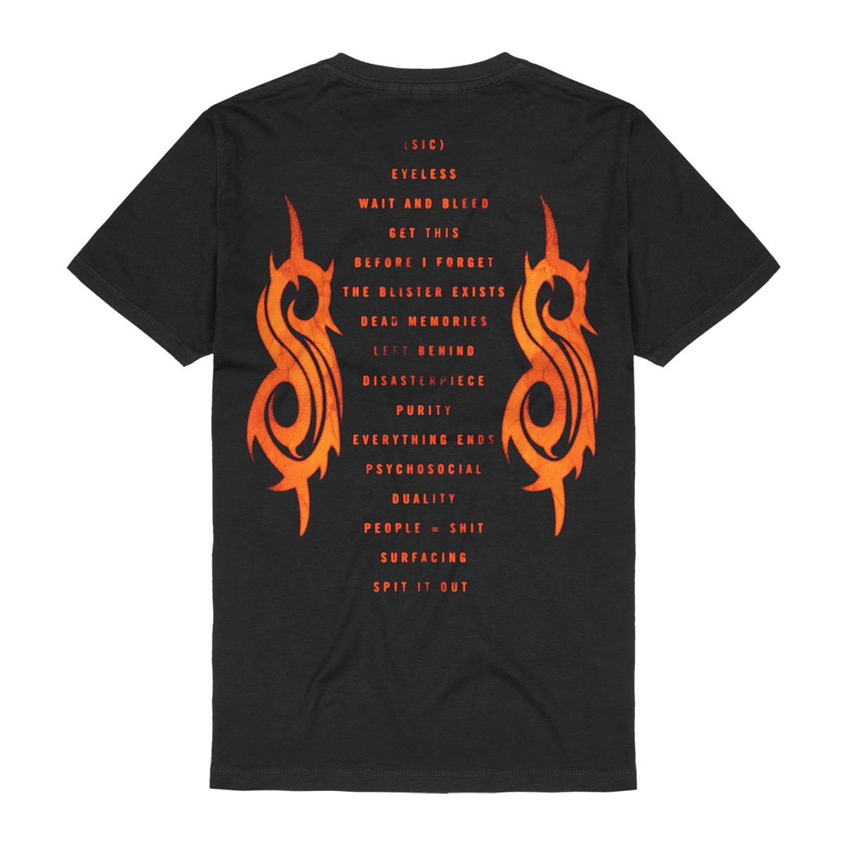 T-Shirt Manches courtes  de Slipknot - MSG Setlist - S à 3XL - pour Homme - noir - Slipknot - View 2